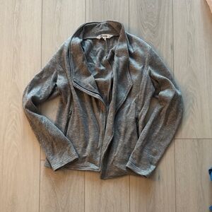 BB Dakota Gray Women's Knit Moto Jacket